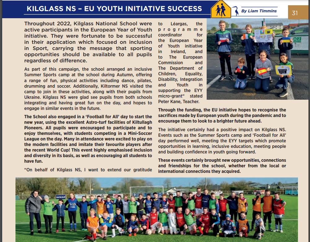 Ballinasloe Life Magazine – Kilglass National School